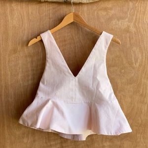 Alexis: Pink Ruffle Top